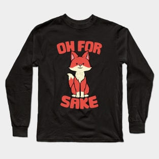 Oh For Happy Fox Sake by Tobe Fonseca Long Sleeve T-Shirt